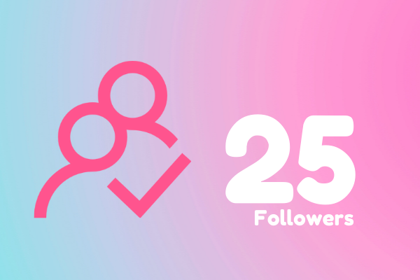 25 Instagram followers